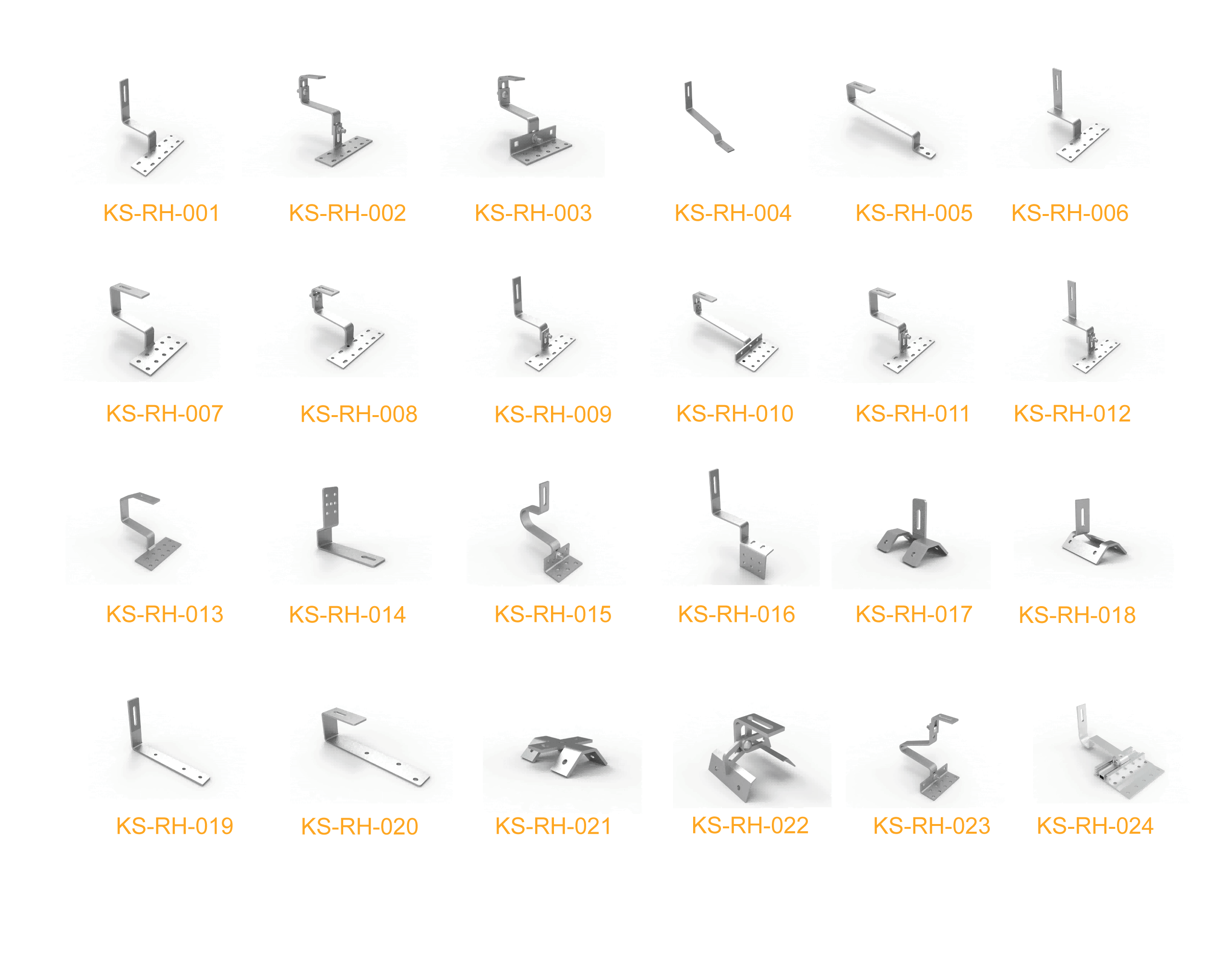 Rooftop solar PV horizontal hook mounting system