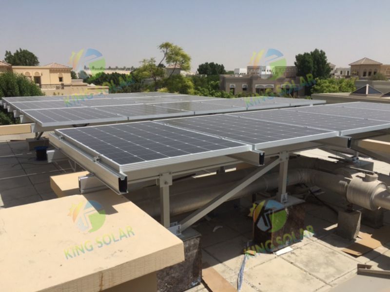Solutions d'installation 85kw-Solar pour les toits en ciment