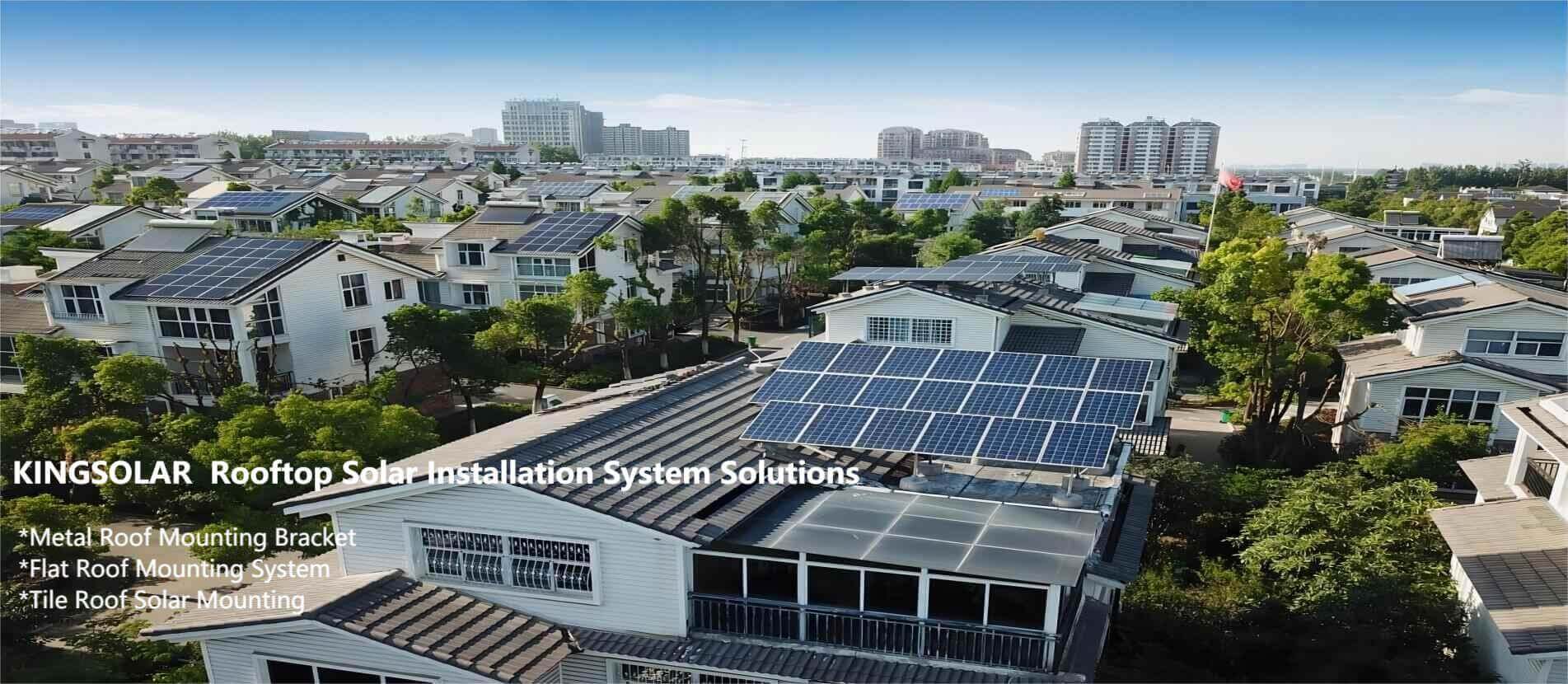 Système de montage de toit de panneau solaire