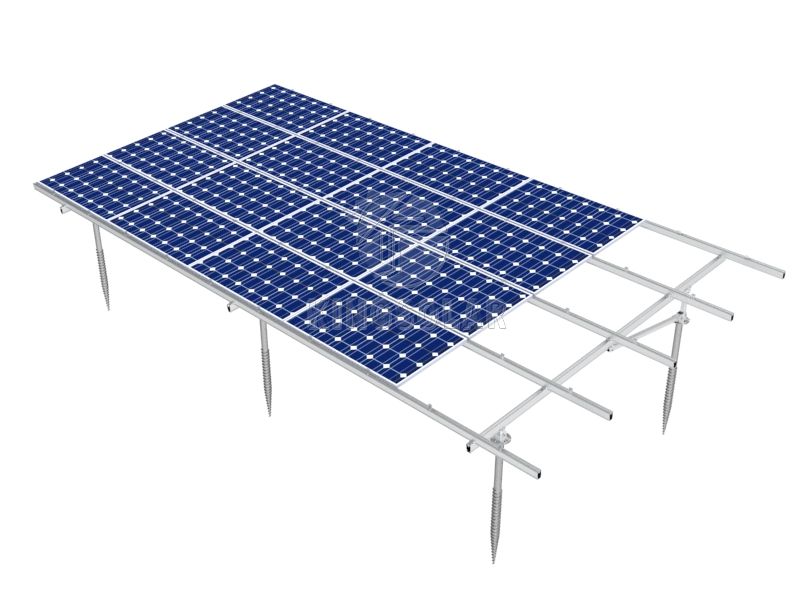 Systèmes de montage au sol solaires en aluminium