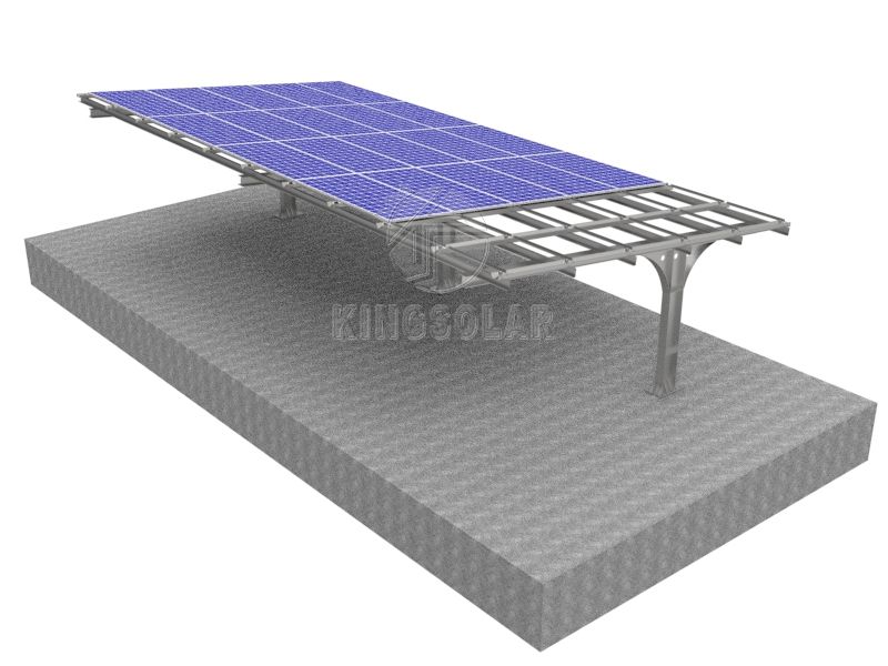 Système de montage de carport solaire en acier au carbone