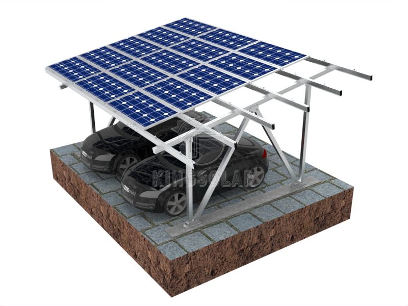 Système de montage solaire pour abri de voiture en aluminium