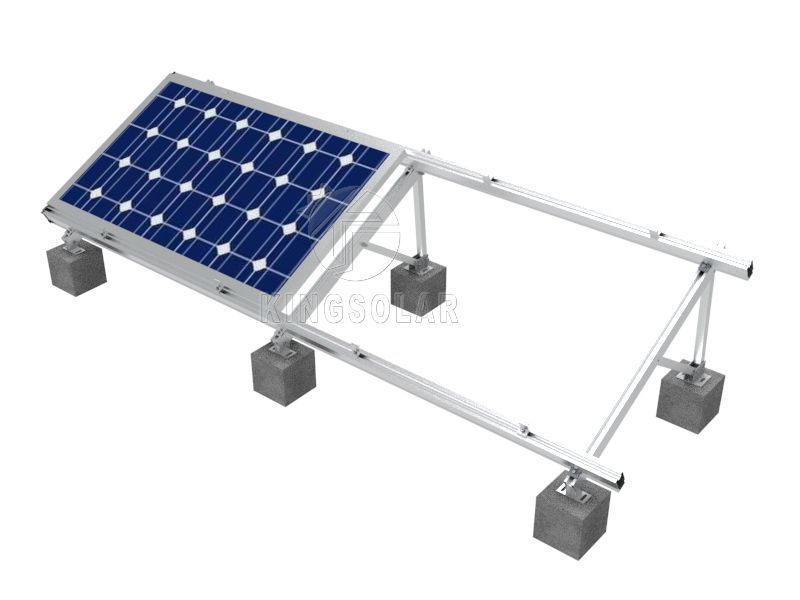 Système de montage solaire pour toit plat avec support en aluminium