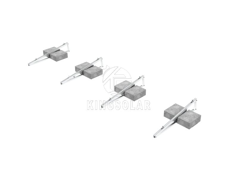 Système de montage solaire de ballast de toit plat