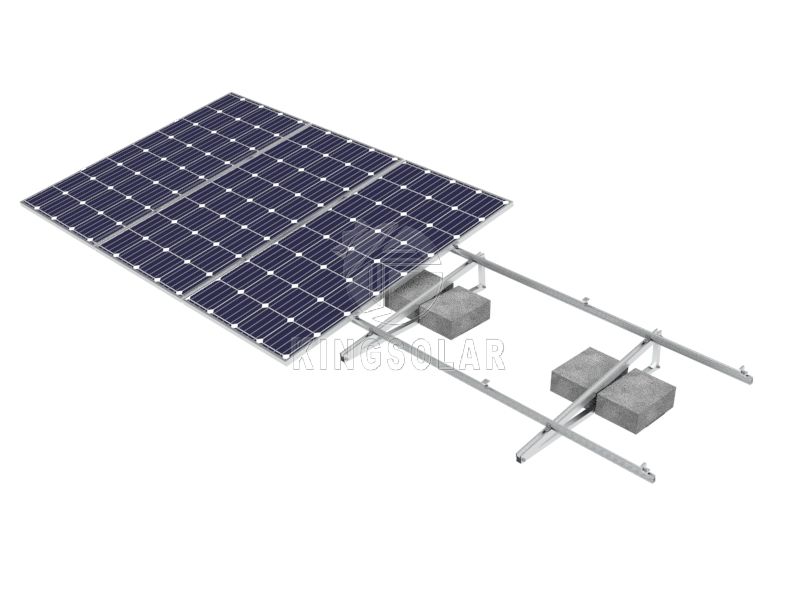 Système de montage solaire de ballast de toit plat