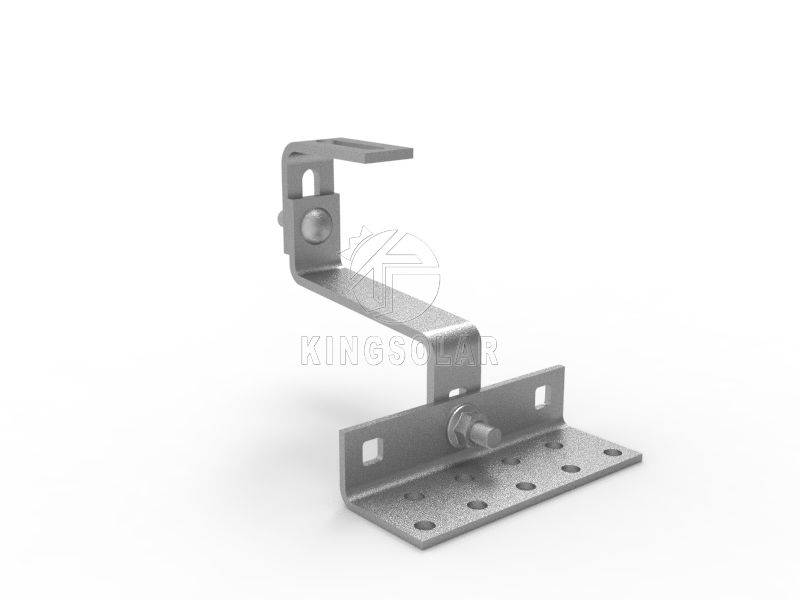 Système de montage solaire à double crochet de toit réglable 3 #