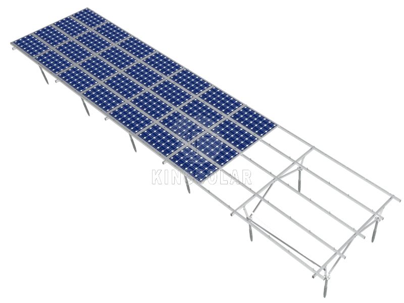 Système de montage solaire photovoltaïque en aluminium pour une couverture de neige élevée