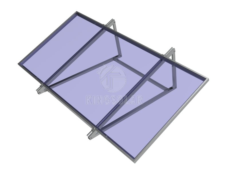 Système de montage solaire à support triangulaire réglable