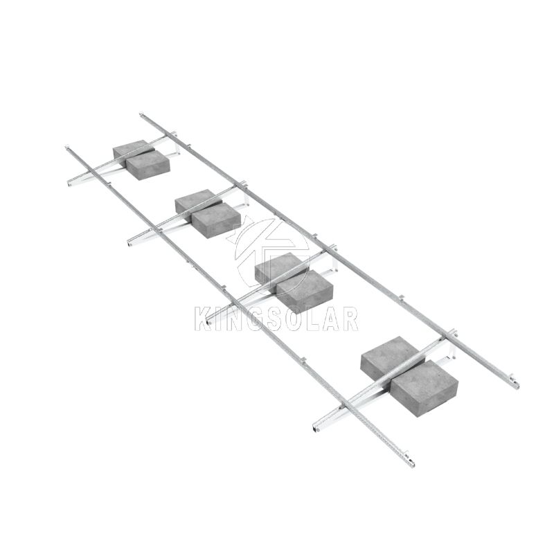 Aluminum Triangle Racking for Flat Roof Solar Mounting System  Solar PV in Roof Mounting