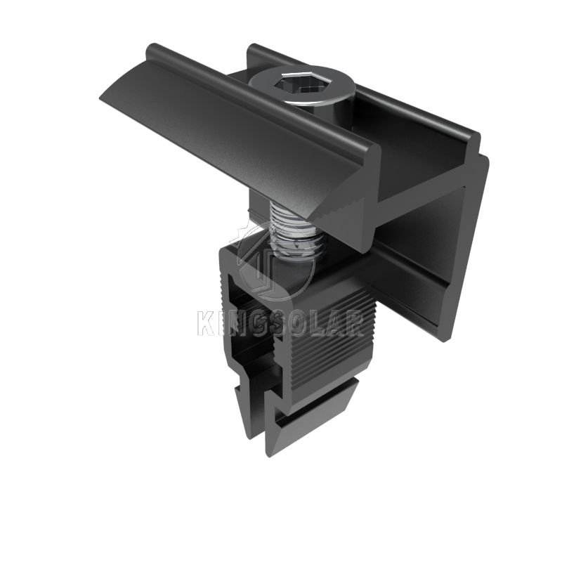 Solar Panel Mounting Group Solar PV black Mid Clamp